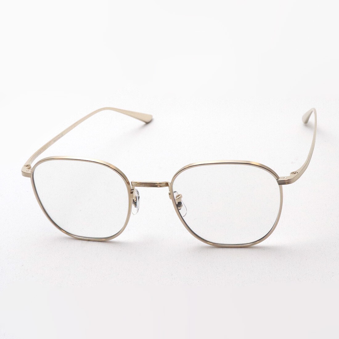 Pre-owned Oliver Peoples Board Meeting 2 Ov1230st 52921w Gold 49mm Eyeglasses Gold Frame In Clear