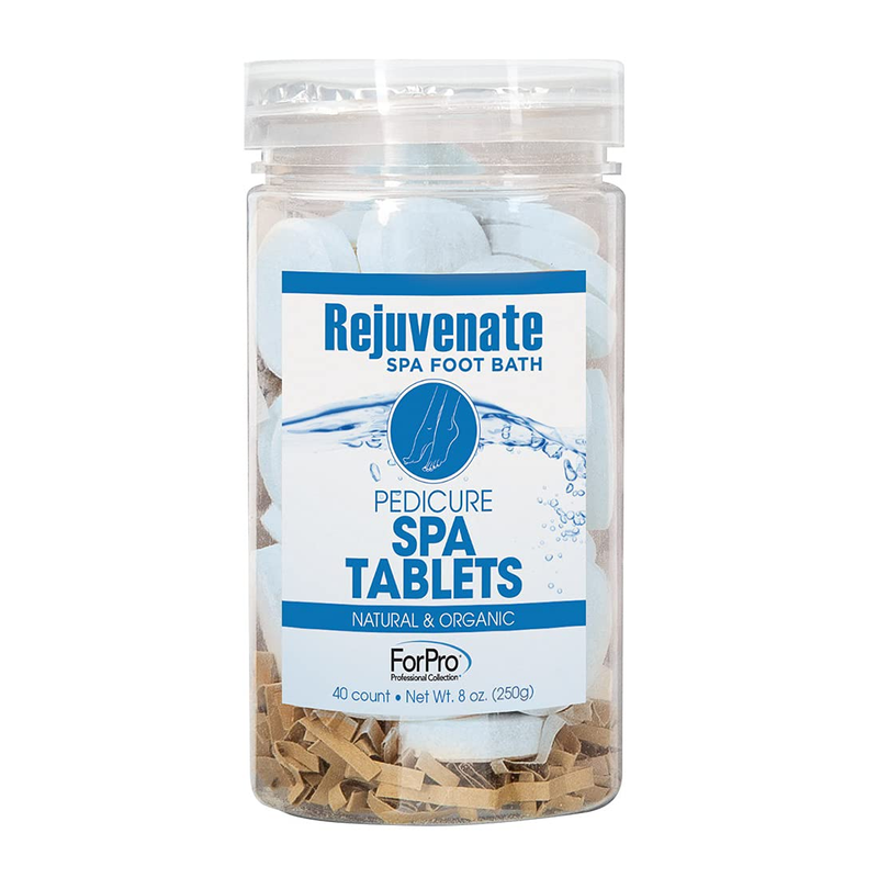 Rejuvenate Spa Foot Bath Pedicure Spa Tablets, Organic Foot Soak Tablets for Sof