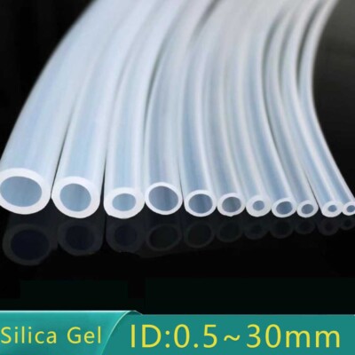 Clear Silicone Tube Hose Beer Vacuum Pipe Food Grade Soft Rubber Soft Flexible