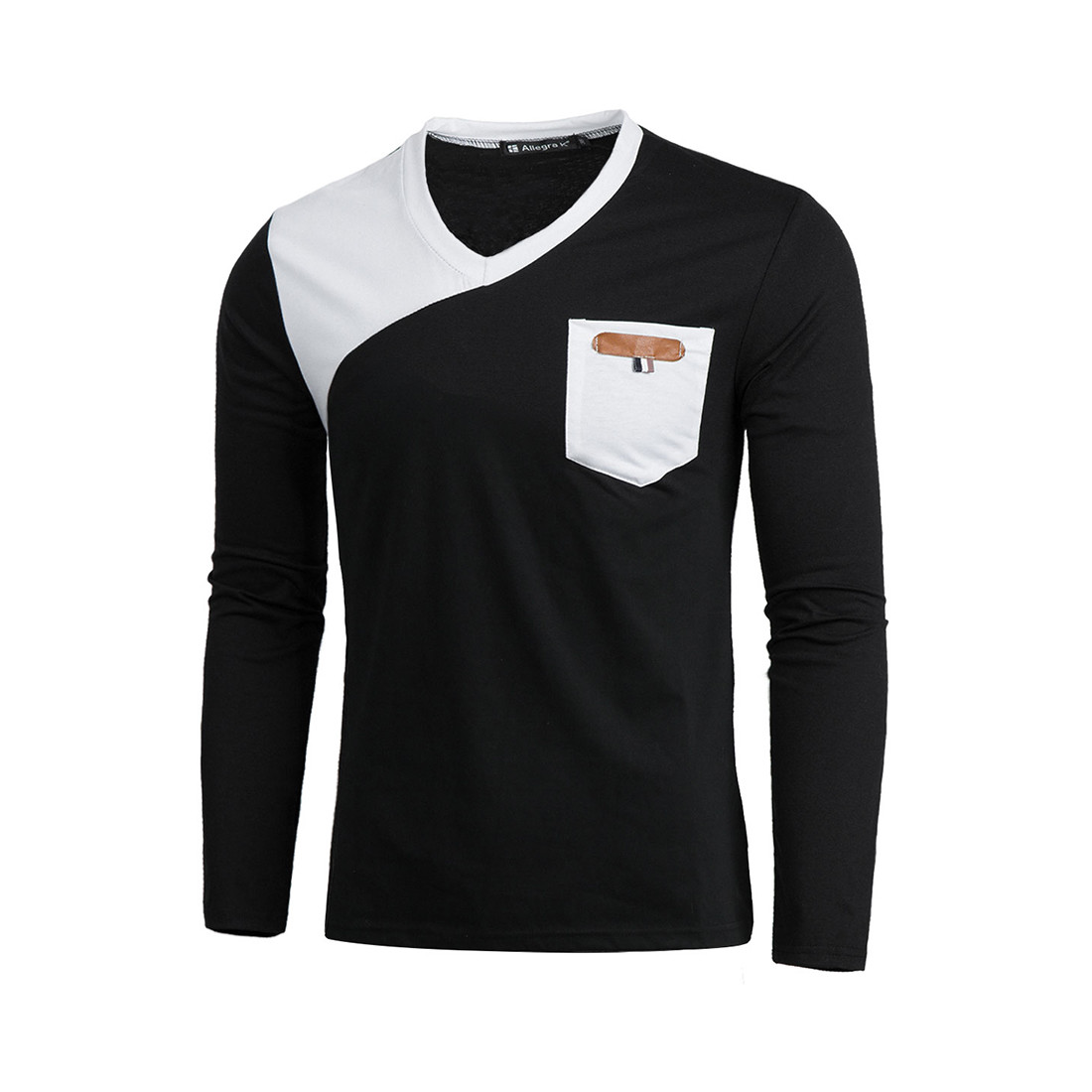 Allegra K Polyester Regular Size Casual Button-Down Shirts for Men