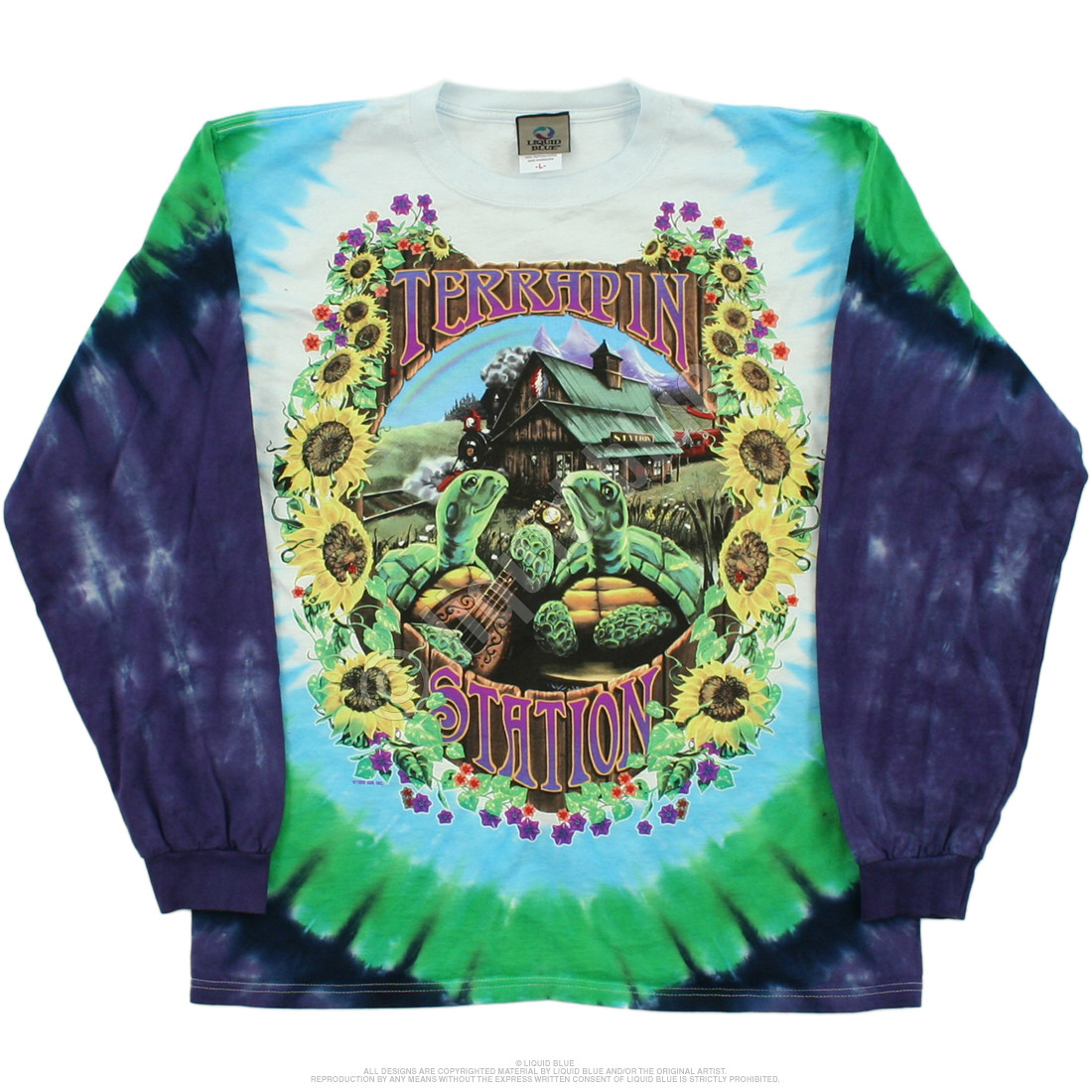 Liquid Blue Grateful Dead ロンT レア！ Amazon.com: Liquid Blue unisex adult Grateful Dead Midnight