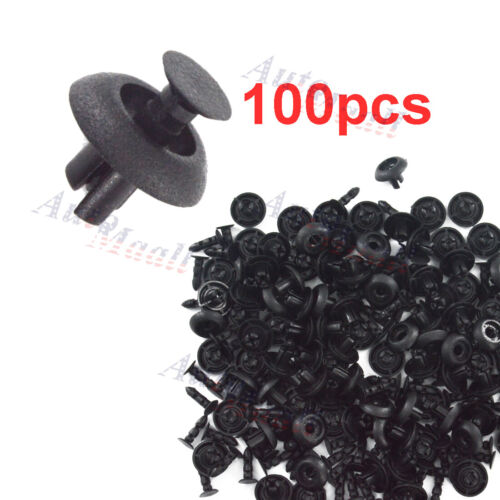 100pcs Engine Cover Radiator Grille Bumper Clips for Toyota 