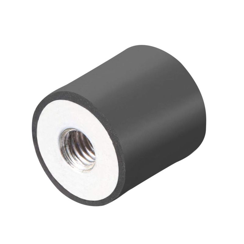 Rubber Mounts M5 Thread Female Vibration Isolators for Various Equipment 15X15Mm