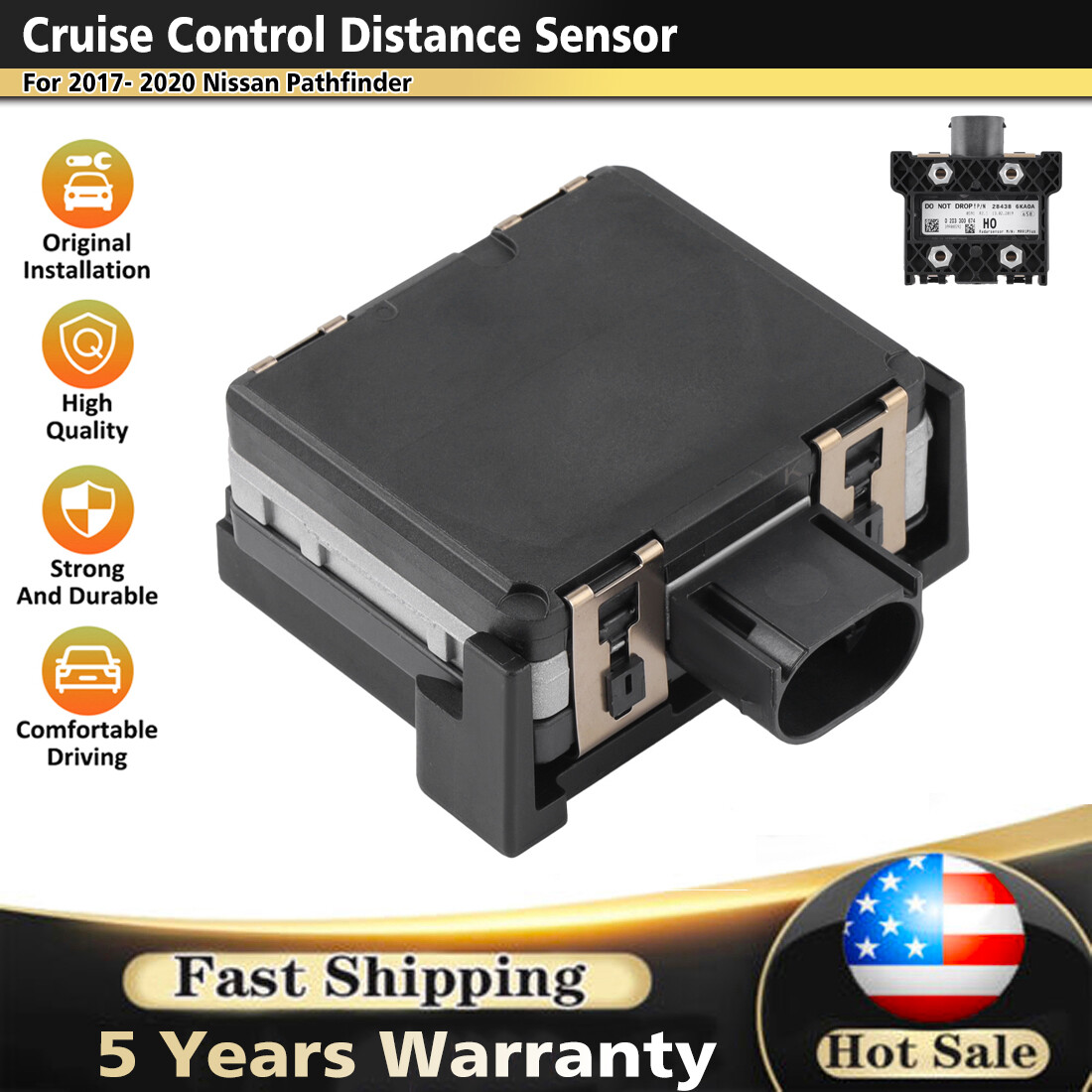 For 2017-2020 Nissan Pathfinder Distance Cruise Control