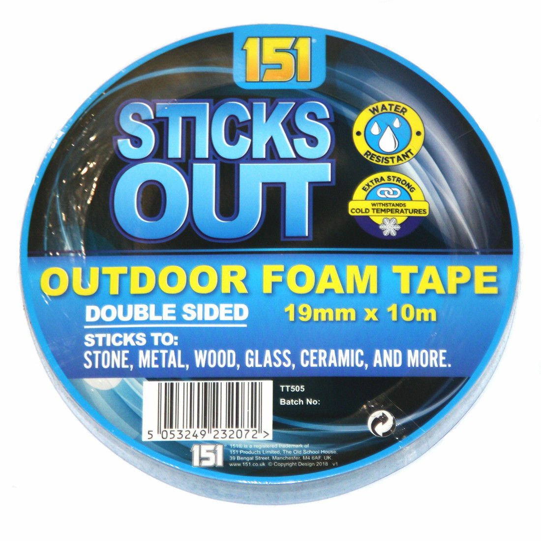 Outdoor Foam Tape Double Sided Adhesive Bonding Sticks to Stone Metal Wood 10M eBay