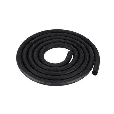 Foam Rubber Seal Weather Strip 6mm Diameter 1 Meter 3.3ft Black