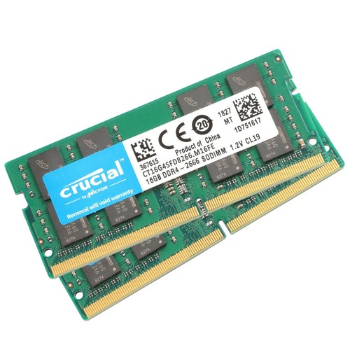 crucial CT16G4SFD8266 SSD16GB 2枚 Crucial Kit 32GB 2x 16GB Notebook SODIMM DDR4 2666MHz Memory