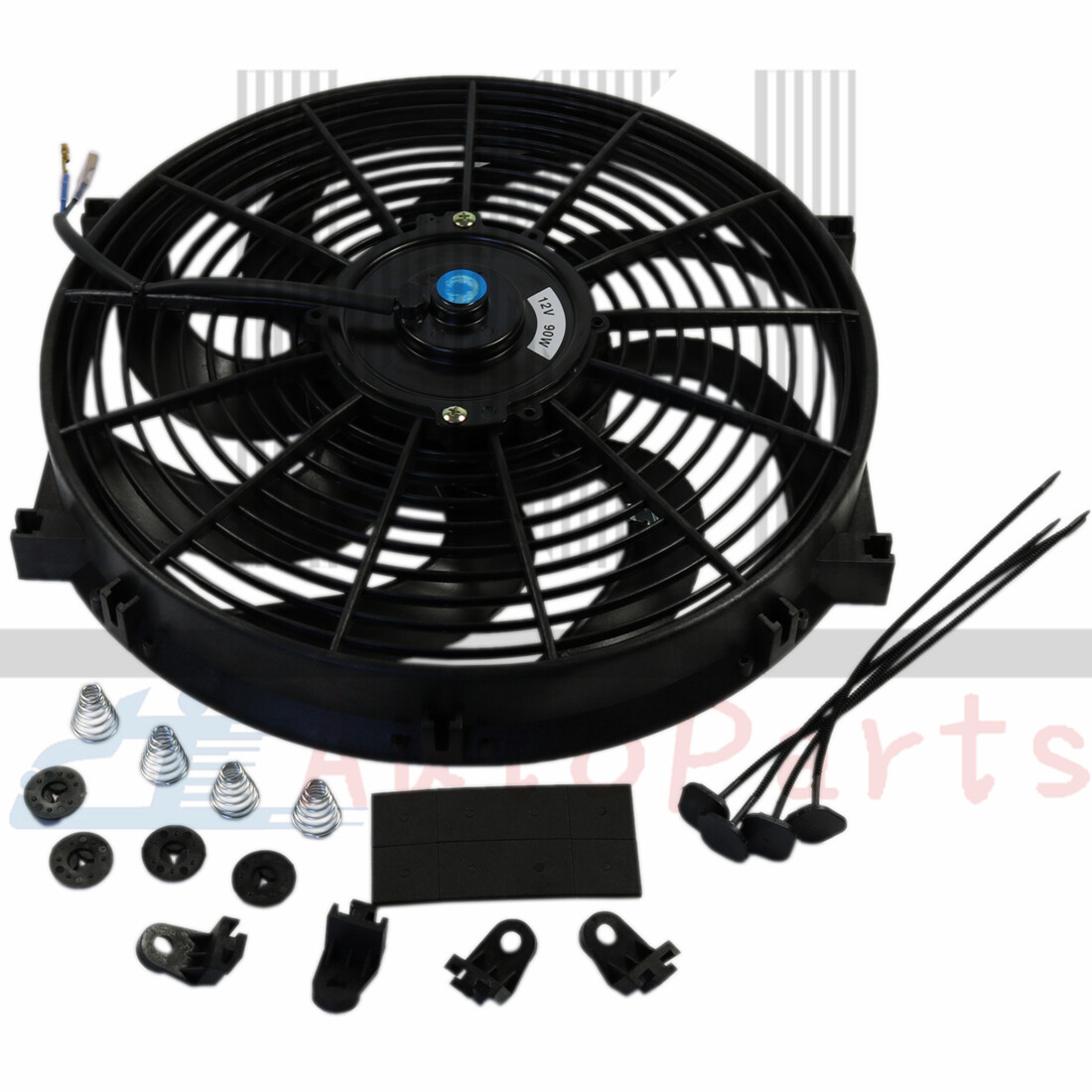 14" inch Electric Slim Fan Push Pull Universal Radiator Cooling W
