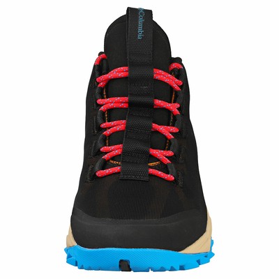 COLUMBIA COLUMBIA FLOW BOROUGH LOW HERREN BLACK RED SNEAKER MODE - 42 EU