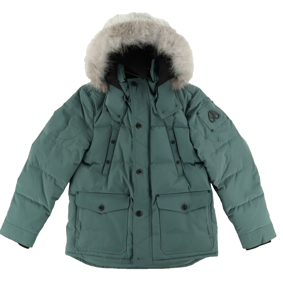 ブルゾン Moose Knuckles Jacket With Logo Moose Knuckles Men's Ballistic Bomber Jacket Green Ash with