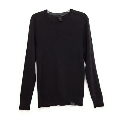 

Мужской хлопковый свитер из модала Calvin Klein, черный, средний, STP1316