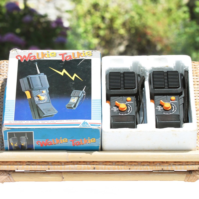 Talkie Walkie Liwaco Plicosa Type 442-1418a Hong-Kong Vintage