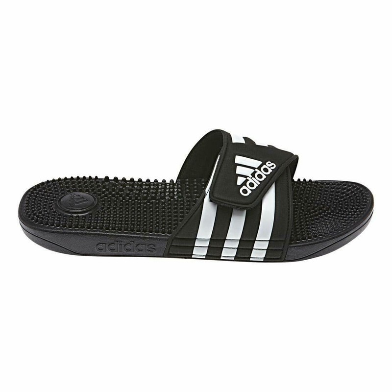 Men's Adidas Adissage Slide Black/White 