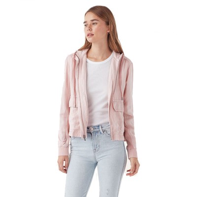

Женская куртка из твила Splendid Laurel, мягкий румянец, большой размер, Soft blush, RS0J010