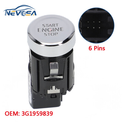 Engine Ignition Start-Stop Switch Button Fits For VW Passat 2014-2019 3G1959839