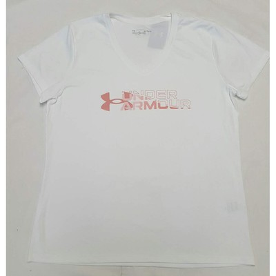 

Женская свободная футболка Under Armour с коротким рукавом, белая (100), большая, White (100), 1366968