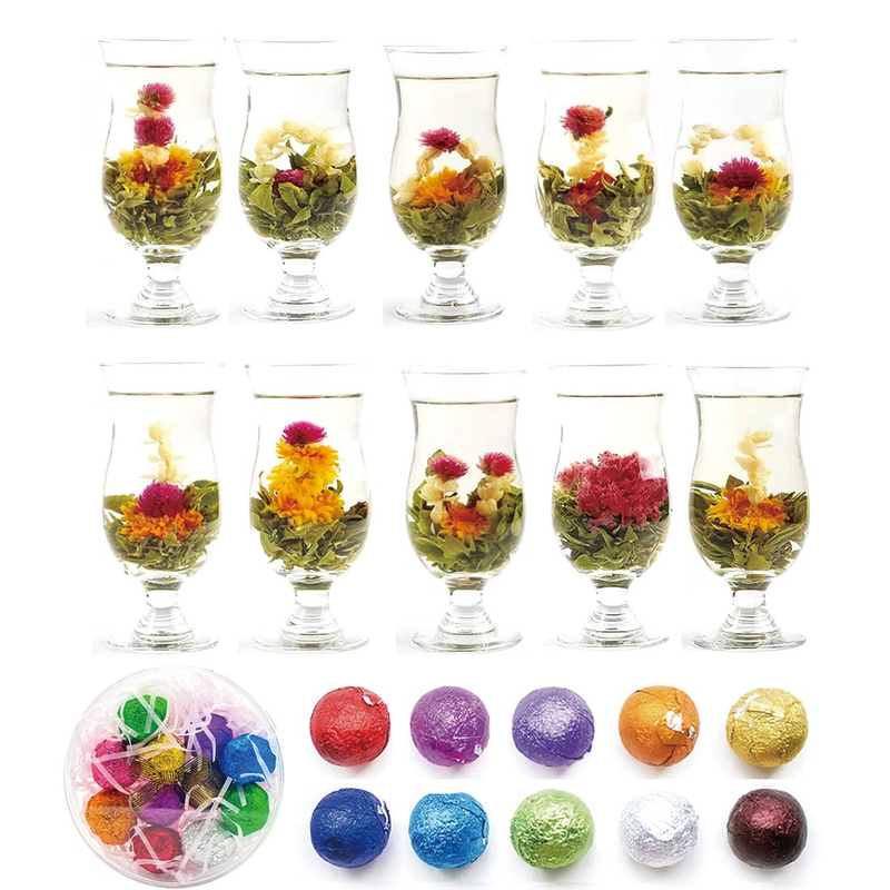Balls Gift Set| Handmade Herbal Flowering Tea...
