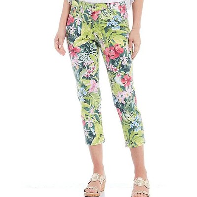 Укороченные брюки Tommy Bahama Tropolicious, зеленый Frag, 6