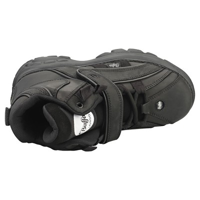 Pre-owned Buffalo 1348-14 2.0 Womens Platform Boots In Black - 8.5 Us