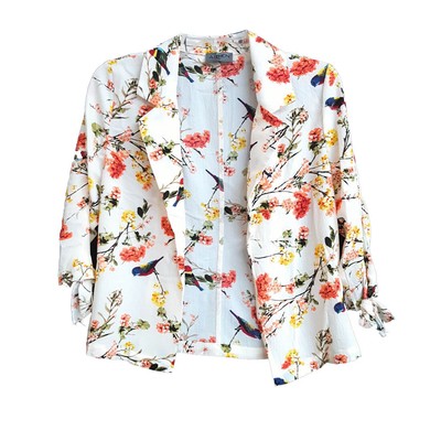 

Женская куртка Aiden с длинным рукавом, белый мульти, маленький размер, White multi, JA59161