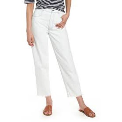 

Женские зауженные джинсы Madewell, кремовый,  лет, Off white, H5843