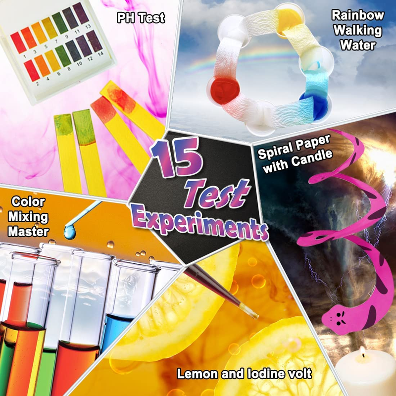70 Lab Experiments Science Kits for Kids Age 4-6-8-12 Educational Scien