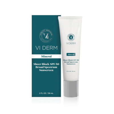 Vi Derm Mineral Sheer Block SPF 50 Sunscreen 2 oz / 59 ml New in Box