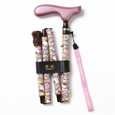 Love Cane HK-21 Hello Kitty Pink Folding Adaptation Height 150-170cm