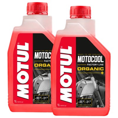 2 lt Litri liquido radiatore MOTUL Motocool Organic + factory line