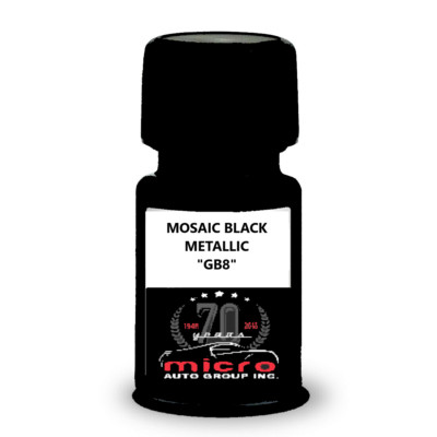 General Motors Mosaic Black WA384A Touch up Paint With Brush 2 Oz SHIPS TODAY