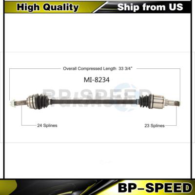 Fits Mitsubishi Mirage 2014-2018 1 X Cv Joint Front Right CV