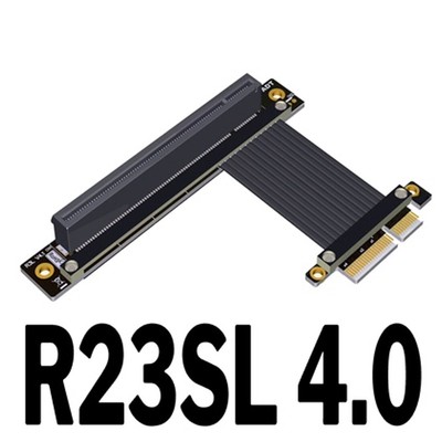 PCIe 4.0 x4 to x16 Extension Cable PCI-e 4.0 Gen3 Riser Graphics Extender 32Gbps