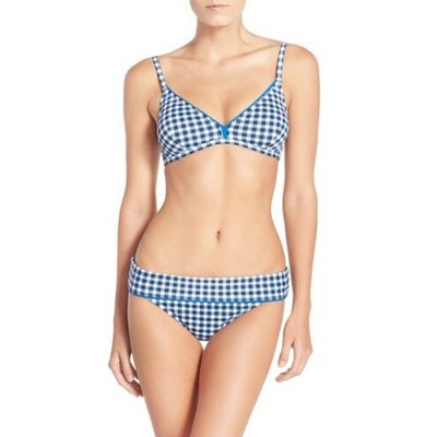 Tommy Bahama Gingham Getaway Бикини через плечо, кобыла/белый, S