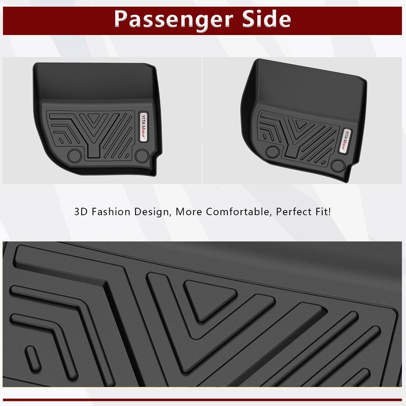 For 2016 17 18 19 20 2021 Honda HRV Floor Mats Liner Waterproof Black