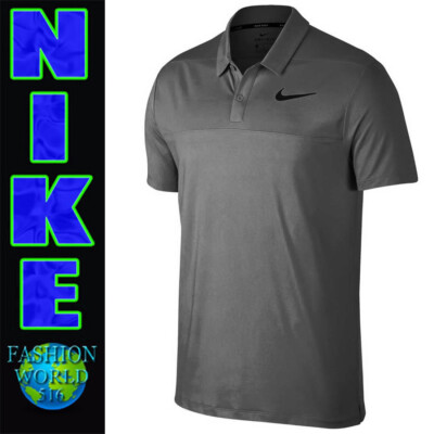Nike Dry Color Block Golf Polo Shirt Men's Size Small BV6054 021 Gray