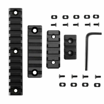 1-6 Pack Aluminum 13/11/9/7/5/3 Slots M-LOK Rail Section Picatinny Weaver Rails