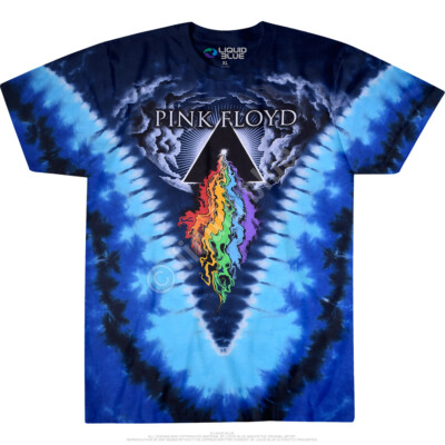 PINK FLOYD-PRISM RIVER-DARK SIDE OF MOON-TIE DYE T SHIRT M-L-XL-XXL
