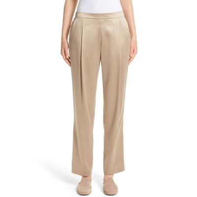 Шелковые спортивные брюки Lafayette 1478 New York Soho, золотые, 2X