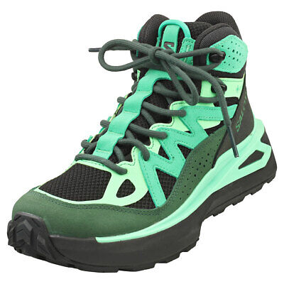 Pre-owned Salomon Odyssey Elmt Mid Gore-tex Mens Green Black Walking Sneakers - 11 Us