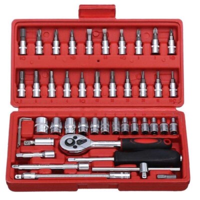 46 pieces essential tools