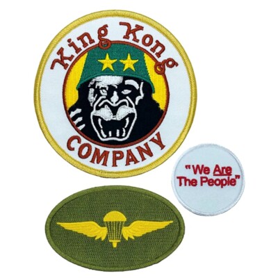 Taxi Driver King Kong Deniro Travis Bickle Jacket Patch 3pc Set - Iron On B34