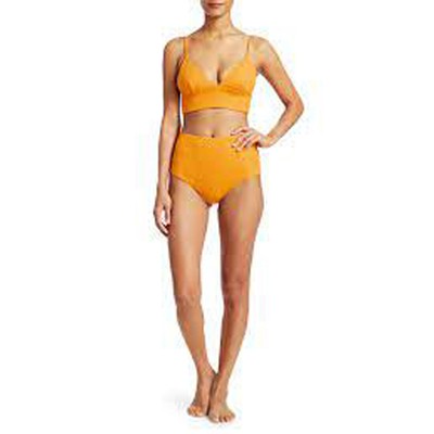 Женские плавки-бикини Alta Mare Isla от Eberjey, Золотистый сплав, Маленькие