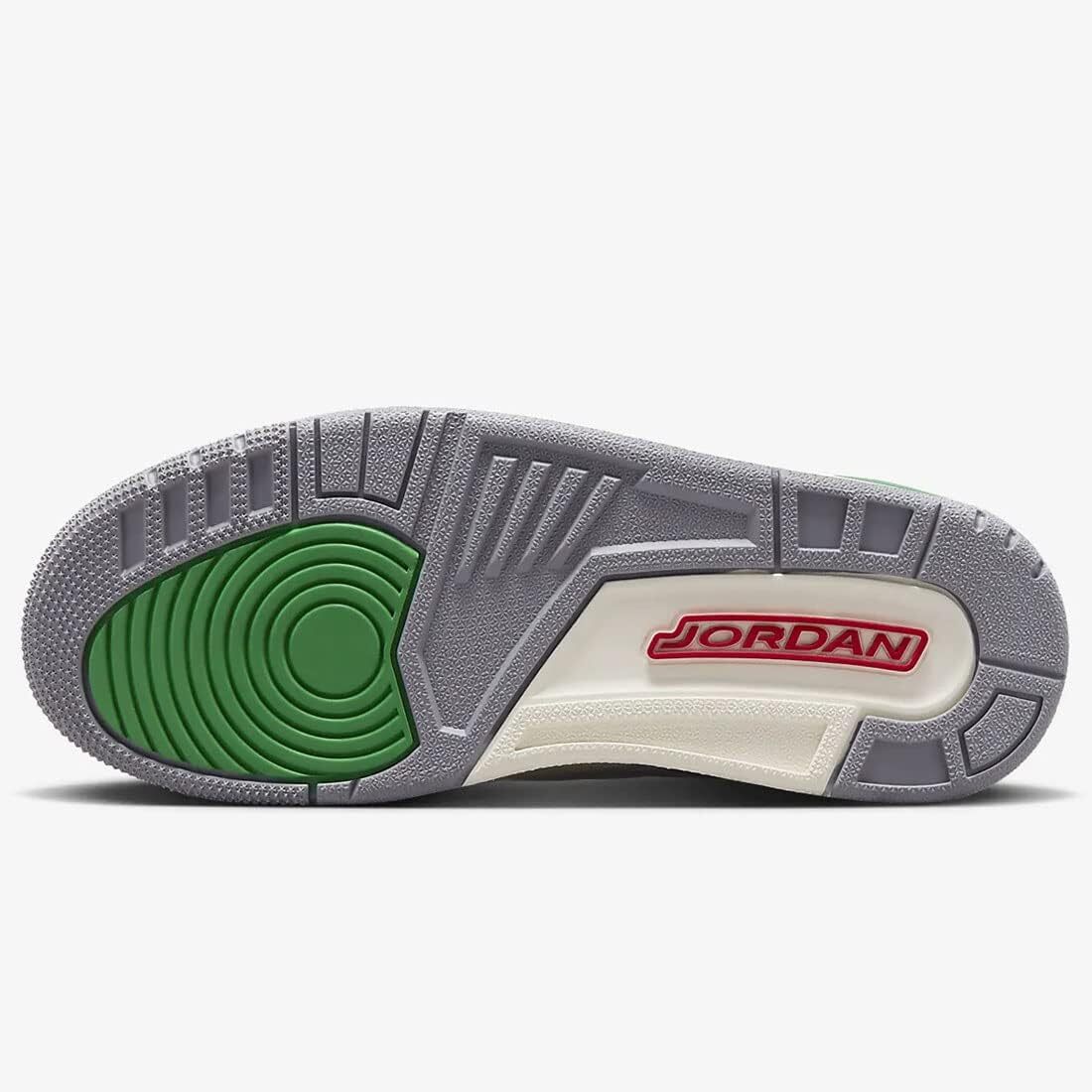 Pre-owned Jordan Nike W Air  3 Retro Lucky Green White Versity Red Cement Grey Ck9246-136