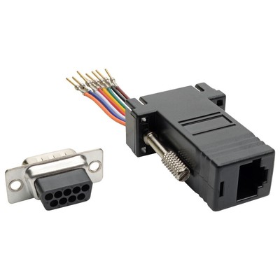 Tripp Lite DB9 to RJ45 Modular Serial Adapter M/F RS-232 RS-422 RS-485