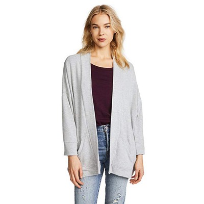 

Женская куртка-кимоно BB DAKOTA Hacci, серо-хизер, маленькая, Heather grey, BI102672