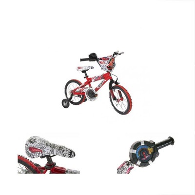 Boy Kids Hot Wheels BMX Street Dirt Bike With Front Hand Rear Coaster Brakes