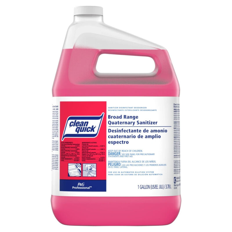 Clean Quick 1 gal. Broad Range Quaternary Sanitizer Sweet Scent