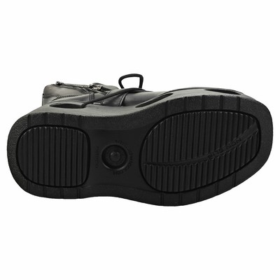 NEW ROCK ROCK SPACE METALLIC NEPTUNO BOOTS UNISEX BLACK STIEFEL PLATTFORM - 37 EU