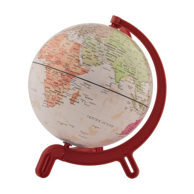 Giacomino Globe, 6  Diameter World Globe Featuring the Earth Continents, Up-t...