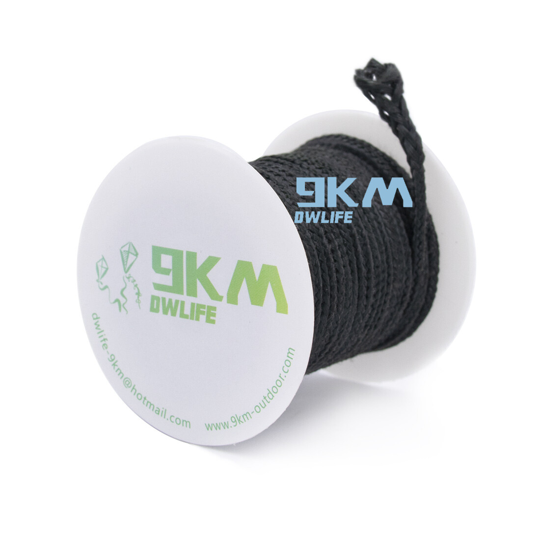 750Lb Braided Black Kevlar Fishing Auxiliary Line for Outdoor Made With Kevlar